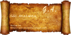 Gál Atalanta névjegykártya